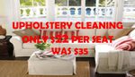 Upholstery Steam Cleaning $22 Per Seat Only @ Melb Carpet Cleaning (VIC)
