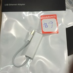 Apple USB to Ethernet for $9 Bargain at TGG Essendon for MBP retina & MBA while stocks last