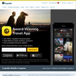 Expedia Mobile Coupon for $50USD, Minimum $200USD