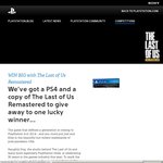 Win a PlayStation 4 Console, a DualShock 4 Wireless Controller and a Copy of The Last of Us from Sony