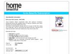 $3 for Your First 3 Issues "Home Beautiful" Subscription (SAVE 85%)