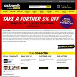 Take A Further 5% Off When You Click & Collect Your Order @ Dick Smith [Exclusions Apply]