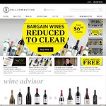 $20 off at Cellarmasters with $120 Minimum Spend