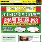 JB's Mega Gift Giveaway -Chance to Win with Any Purchase