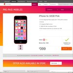 Telstra iPhone 5C 32GB Pink/Yellow $399 from Telstra