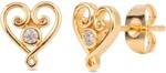 60% off Heart Shaped Earrings + Free Shipping @ Tiarableu Jewellery | Only $7.95