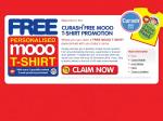 Curash - Free Personalised Mooo T-Shirt by Purchasing Any 3 Specially Marked Products