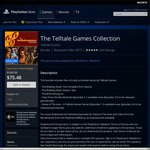 The Telltale Games Collection PS4 - $75.48 or $52.84 for PS Plus Members was $150.95