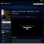 [US PSN] Game of Thrones - Episode 1: Iron from Ice (PS4) Free