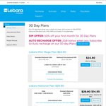 Lebara Mobile 50% off 30 Day Plans - 1st Month + New Orders Only