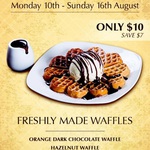 Waffle Week $10 (Was $17) Is Back @ Lindt Chocolate Cafes