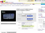 HP Branded Razer Lycosa Keyboard $55 Incl. Post