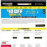 $10 off $50 Spend @ Dick Smith