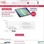 Win a Samsung Galaxy Tab S2 Worth $499 from CrazySales
