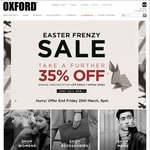 Extra 35% off sitewide Oxford Easter Frenzy Sale 