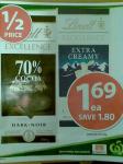 Lindt Chocolate Less Than HALF PRICE ($1.69, Saves $1.80) at Woolworths