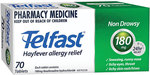 Telfast 180mg 70 Tablets $29.99 ($24.99 after Cashback) @ Chemist Warehouse (In Store)