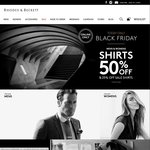 50% off Full Priced Shirts and Extra 25% off Sale Shirts at Rhodes & Beckett, from $59