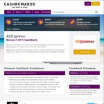 AliExpress 11% Cashback for 24 Hours @ Cashrewards