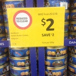 Danish Butter Cookies Jacobsens 454gram $2 @ Coles World Square Sydney (Christmas Clearance 50% off)