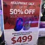 Sony Noise MDR-1000x Cancelling Headphones $499 @ Sony Kiosk (Chatswood NSW)