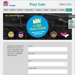 Win 1 of 50 $50 Visa Gift Cards [NSW Residents Aged 15- 29 Years, Enter Code from PlaySafe Promotional Condom or Wristband]