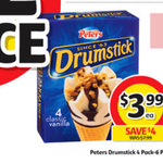 1/2 Price - Drumstick $3.99, CocoPops $3.50, Kraft P/Butter $2.84, Twinings Eng/Brkfst $1.35, Voda, Telstra, Boost @ Coles (5/4)