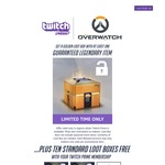 Free Golden Loot Box @ Overwatch for Twitch Prime Members