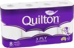 Half Price Quilton Toilet Tissue 8pk $3.50 (Save $3.50) @ Woolworths