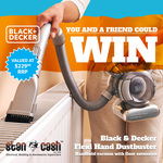 Win 1 of 2 Black & Decker 18V Dustbuster Flexi Hand Vacs Worth $229.99 from Stan Cash