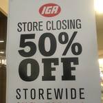 [NSW] SUPA IGA Wentworthville 50% off Storewide (Store Closing)