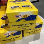 [Vic] Kraft Peanut Butter 50x 11g Portions (550g) - $0.50 (Was $13.49, 96% off) - Officeworks Kew East