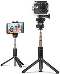 BlitzWolf BW-BS3 Tripod Selfie Stick for Mobile+Camera (US $17.99 ~AU $23.61) or Just for Mob (US $13.01 ~AU $17.03) @ Banggood