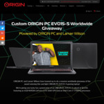 Win an EVO15-S Gaming Laptop Worth $2,660 from ORIGIN PC