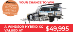 Win a Windsor Hybrid Camper Trailer or 1 of 15 Minor Prizes from Parable Productions