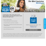 [WA] Subscribe (Min 4 Weeks @ $11.80 p/w) to The Home Delivery Service & Get a $50 Woolworths GC (Inc Mon-Sat Papers) @ The West