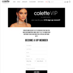 Colette Hayman: $10 off for Joining Mailing List and Birthday