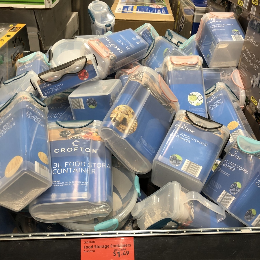 NSW] Crofton Food and Storage Containers $1.49 @ ALDI Waterloo - OzBargain