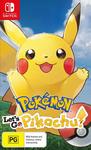 [Switch] Pokemon Let's Go Eevee $59, Nintendo Switch Console/Game/Pokeball Plus Bundle $559 Delivered @ Amazon AU