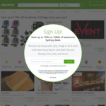 5% off Food & Drink, 10% off Things to Do, Getaways, Beauty & Spa, 15% off Health, Fitness & Services and Goods Deals @ Groupon