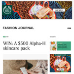 Win an Alpha-H Skin Care Pack Worth Over $500 from Fashion Journal