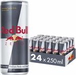 Red Bull Zero Energy Drink [Short Dated] 24 Pack of 250ml $16.11 (+ Delivery/Free for Prime Members) @ Amazon AU