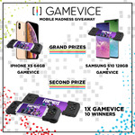 Win an iPhone XS 64GB + Gamevice Game Controller or Samsung S10 128GB + Controller or 1 of 10 Controllers from Gamevice