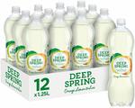 Deep Spring Sparkling Mineral Water Orange, Lemon & Lime, 12x 1.25L $13.20 + Delivery (Free with Prime/ $49 Spend) @ Amazon AU