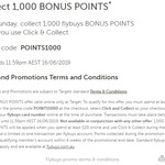 Bonus 1000 Flybuys Points When You Spend $20 and Click N Collect from Target