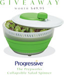 Win a Progressive Collapsible Salad Spinner from Mega Boutique