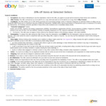 20% off Selected Health & Fitness Sellers (Max Discount $300) @ eBay Australia