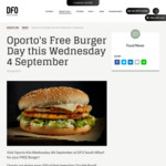 [VIC] Free Double Bondi Burger (First 500 Customers), Wednesday (4/9) from 11AM @ Oporto (DFO South Wharf)