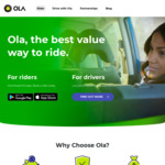 $20 off Ola Ride New Users