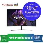 Viewsonic VX2458-C-MHD 24" FHD 1ms Curved FreeSync 144Hz VA Gaming Monitor $186.15 + Delivery (Free w/eBay Plus) @Wireless1 eBay